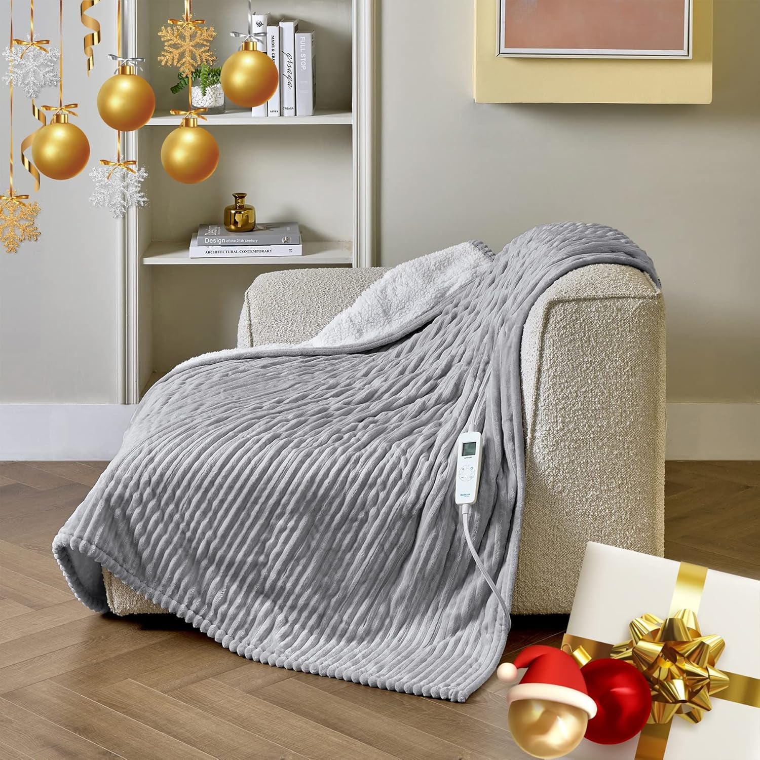 Full Weighted Heating Pad for Back Pain & Cramps Relief