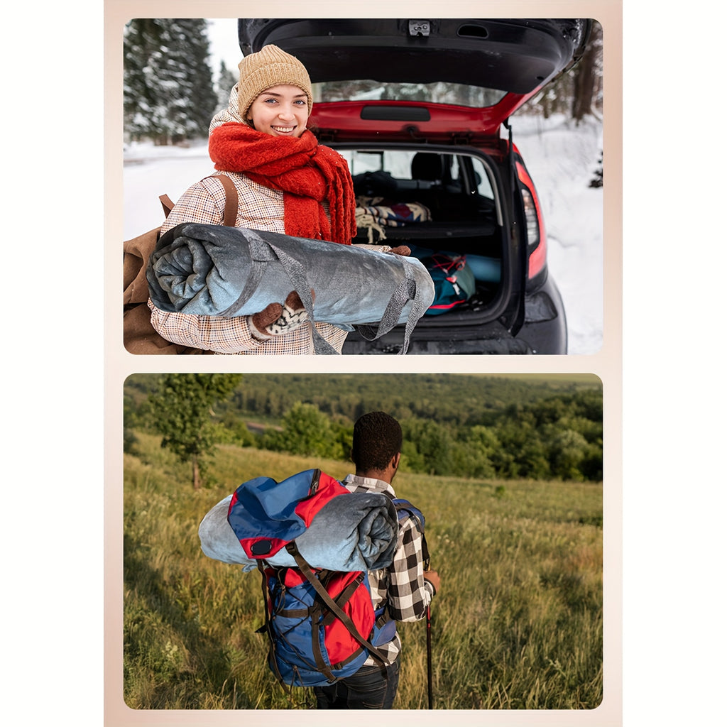 [Heated Blanket, 100x75cm] Machine Washable 12 Volt Electric Heated Blanket for Car, Truck, SUV, RV - 100x75cm