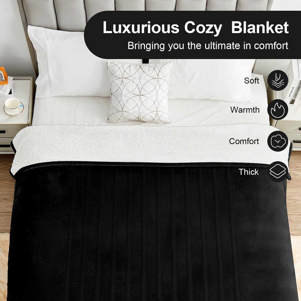 Electric Heated Blanket Soft Flannel Material, 6 Temperature Levels, 8 Timer Settings, Machine Washable, Fast Heating, For Home/Office/travel/camping, Machine Washable